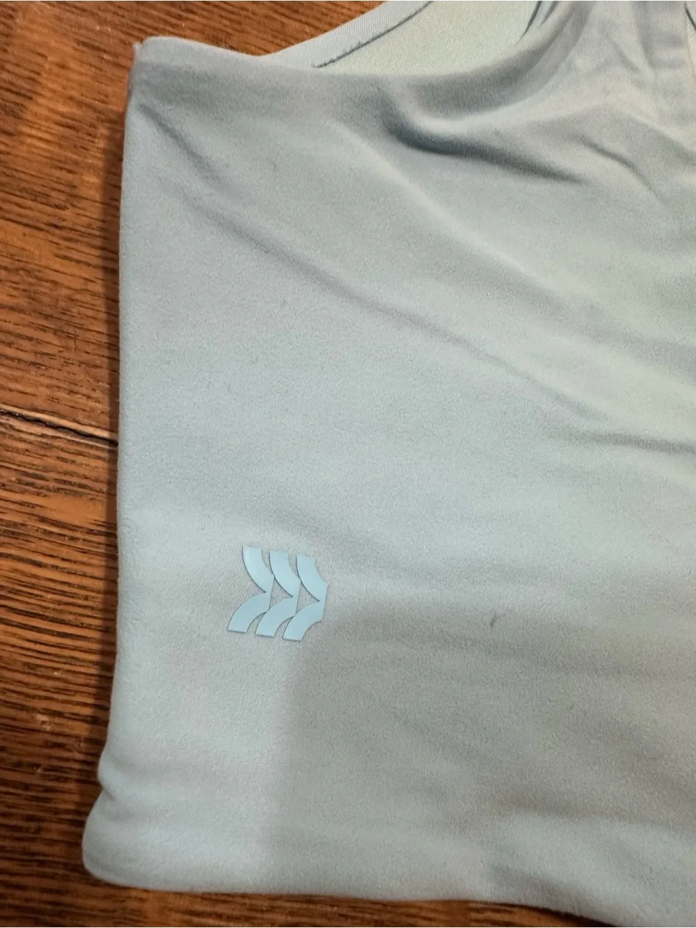 all in motion Sky Blue Scoop Sports Bra sz medium
